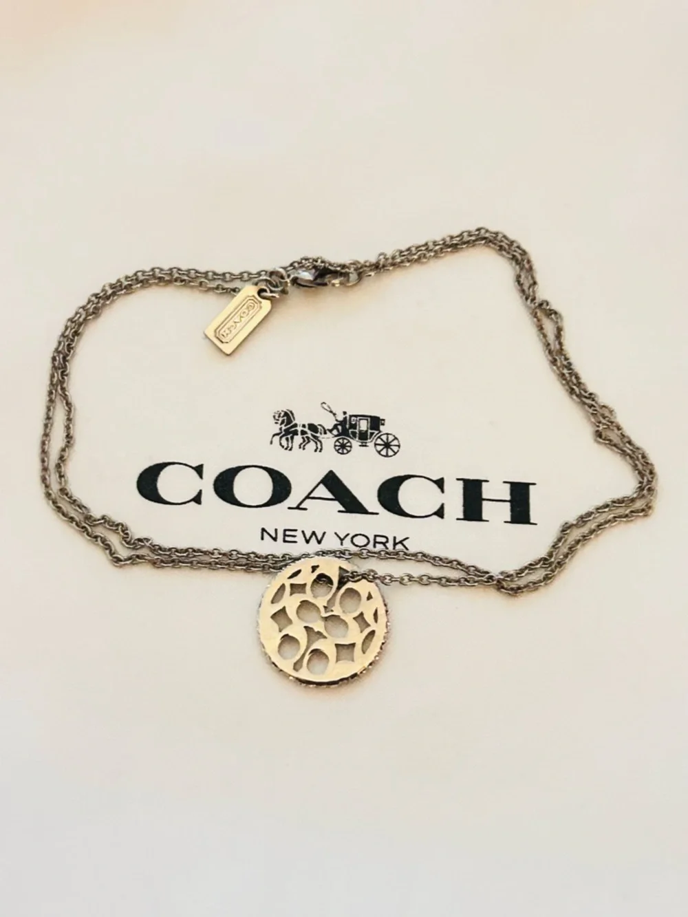 Coach Swarovski Charm Necklace ( NECKLACE ONLY ) - Picture 3 of 12